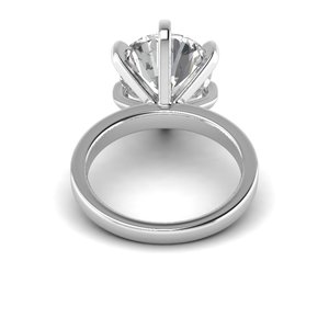 Anillo Solitario de Diamante Cultivado en Laboratorio de 4.41 Quilates, Color F, Claridad VS1, con Incrustaciones de Oro Blanco, Certificado IGI, para Regalo de Compromiso o Fiesta - Product Image 2
