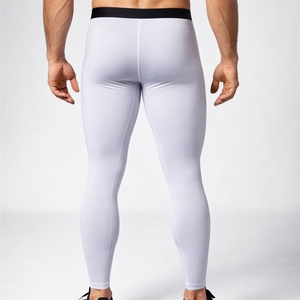 Leggings de Compresión de Alta Calidad para Hombre, Transpirables, Cintura Elástica, Ropa Deportiva para Gimnasio, Tela Premium de Algodón/Fibra de Bambú - Product Image 3