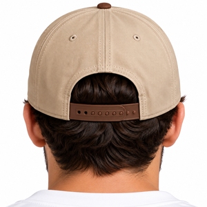 Gorra de béisbol unisex de dos tonos con visera personalizada, ajustable, con visera en contraste, tela premium, gorras deportivas al por mayor para hombre - Product Image 2