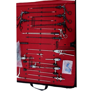 Kit d'instruments laparoscopiques pédiatriques 23 pièces pour chirurgie abdominale, ensemble de pinces laparoscopiques, vente chaude - Product Image 4