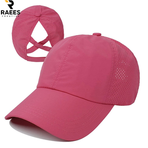 Outdoor Short Breathable Mesh Baseball Camp <b>Cap</b> Hiking Running <b>Women</b> Men Blank Hat Camp <b>Cap</b> For Sale - Product Image 2
