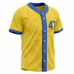Custom Design Baseball Jersey Breathable And Quick Dry Fabric Suitable Baseball Jersey For <b>Matches</b> And Practice Sessions - Product Image 2