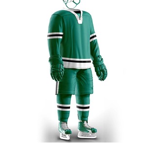 Uniformes de hockey sur glace sur mesure pour équipe, respirants, 100% polyester, prix de gros professionnel, design unique, en vente - Product Image 5