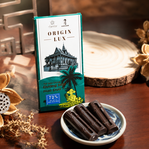 Tablette de chocolat légendaire 72% Nectar de noix de coco, chocolat noir avec coffret cadeau personnalisé pour articles souvenirs - Product Image 2