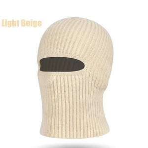 Pasamontañas de punto elegante para mujer, personalizable, nuevo gorro de punto cálido para invierno, máscara de esquí - Product Image 4