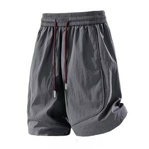 Men Oversized Baggy Casual Shorts Japanese Streetwear <b>Balloon</b> Fit Crinkle Nylon Knee Length Shorts OEM <b>Custom</b> - Product Image 2