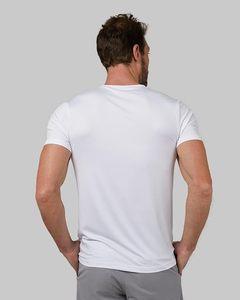 T-shirts décontractés pour hommes à manches courtes en coton biologique 100% tricoté, col rond, personnalisables avec logo, respirants, qualité OEM/ODM - Product Image 4