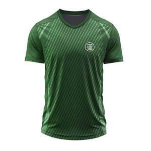 Maillot de football personnalisé à rayures tonales, col en V, respirant et à séchage rapide, idéal pour les équipes de club, l'entraînement et les matchs – Meilleures ventes - Product Image 4