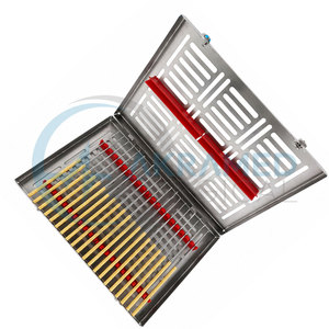 Ensemble de 20 micro-dissecteurs Rhoton, plaqués or, certifiés CE, instruments de neurochirurgie avec cassette de stérilisation - Product Image 4