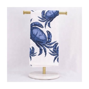 Plain White Soft Durable Embroidered Wholesale Custom Super Absorption Jacquard Waffle Terry Cotton Golf Flour Sack Tea Towels - Product Image 6