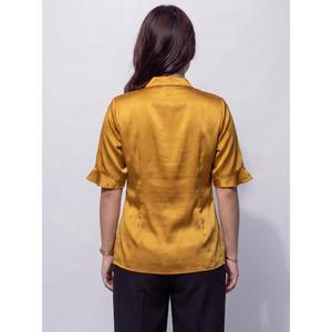 Chemise polyvalente pour femme à boutons sur le devant, coupe moderne, pour le travail et les occasions décontractées, acheter directement auprès du fournisseur - Product Image 3
