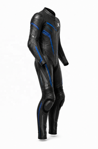 X Kangaroo One-Piece Leather Motorcycle <b>Suit</b> | Black Blue <b>Red</b> | X Logo | OEM ODM Manufacturer | Premium Design - Quality | - Product Image 3