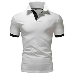 Polo T-shirt unisexe personnalisé en tricot pour uniforme de travail avec logo brodé et impression sérigraphique pour hommes et femmes, fabriqué au Pakistan - Product Image 4
