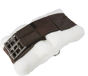 Sangle de cheval anglaise en cuir à double boucle réglable, garniture marron cousue, avec service OEM ODM, meilleure qualité, dernier design - Product Image 6