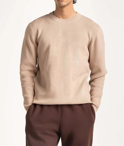 Sweat-shirt gris pour homme, sweat-shirt épais à col rond pour hommes, sweat-shirt imprimé pour hommes, chemises à manches longues, 100% coton, fabriqué au Pakistan - Product Image 6