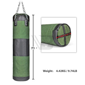 Bolsas de Boxeo de PU/PVC Negras, Resistentes, sin Relleno, para Invierno, Deportes y Gimnasio, Precio al por Mayor - Product Image 2
