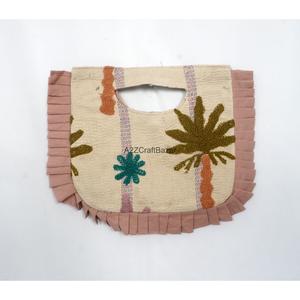 Bohemian Fashionable Style Designer Women Kantha Suzani Cotton Clutch Messenger Shoulder <b>Bag</b> Handmade Lightweight Large Party - Product Image 1