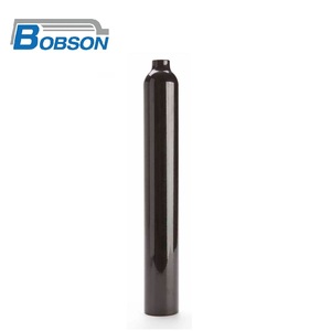 Cilindro de gas de aluminio certificado ISO de 460ml 3000 PSI con base redonda para soluciones de retención de CO2 industriales confiables - Product Image 2