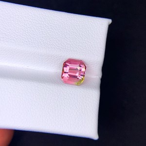Anillo de turmalina rosa, piedra de turmalina natural, gema suelta para la fabricación de joyas, gema de cristal facetada - Product Image 5