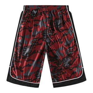 กางเกงขาสั้นบาสเก็ตบอลแห้งเร็วสำหรับผู้ชายกางเกงขาสั้นสำหรับเล่นกีฬาวิ่งออกกำลังกายออกกำลังกายระบายอากาศน้ำหนักเบา - Product Image 4
