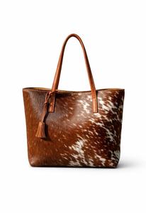 Bolso de Mano y Hombro de Cuero Genuino Vintage de Primera Calidad, con Bordado en Color Sólido, para Mujer, LHTB-0092 - Product Image 3