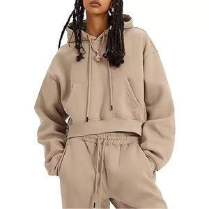 Ensemble de survêtement à capuche pour homme, collection hiver, avec logo personnalisé, sweat-shirt thermique à col rond, logo brodé, couleur unie, respirant - Product Image 4