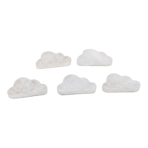 Cristal de jade súper blanco tallado en forma de nube, piedra de cristal con forma de nube, cristal de nube para decoración del hogar, mayorista de cristales tallados en forma de nube - Product Image 3