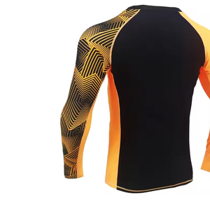 Camiseta de Protección Solar Ligera de Alta Calidad para Hombre con Logotipo Personalizado, Diseño Superior, Material de Poliéster, Largo y con Patrón Liso - Product Image 6