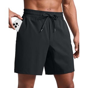 Pantalons décontractés pour hommes shorts de gym avec entrejambe de 5 pouces 100% polyester et 100% coton - Product Image 4