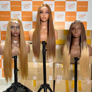 ผมต่อแบบ Remy แบบ100% ผมมนุษย์เกรดเวียดนามแท้เครื่องจักรออเดอร์แบบสั่งทำผ้าคู่แบบเต็ม HD สำหรับลูกไม้ - Product Image 1