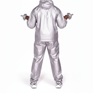 Ensemble de combinaison de sauna amincissante personnalisée en polyester/nylon respirant et écologique pour hommes et femmes - Product Image 6