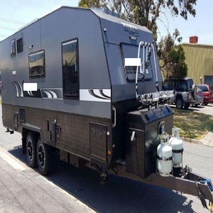 Caravane de camping hors réseau équipée d'une énergie solaire, d'un réservoir d'eau, d'une cuisine, d'un espace de couchage et d'un châssis robuste pour les aventures isolées - Product Image 2