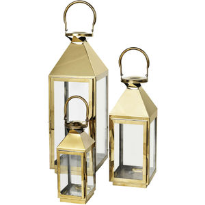 Farol Colgante de Metal y Vidrio con Acabado Plateado para Decoración del Hogar, Ramadán, Eid - Product Image 5