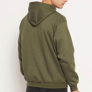 เสื้อสเวตเชิ้ตแขนยาวผ้าฝ้ายทรงโอเวอร์ไซส์ระบายอากาศได้ดี มีกระเป๋า  ใส่สบาย อุ่นในฤดูหนาว สไตล์ลำลองแนวสตรีทแวร์สำหรับผู้ชาย พร้อมโลโก้แบบกำหนดเองได้ - Product Image 4
