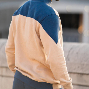 <b>Men</b> Eco-Friendly Streetwear Tracksuit Set Half Zip Sweatshirt Drawstring <b>Jogger</b> <b>Pants</b> Sporty Two Piece Outfit Polyester/Cotton - Product Image 2
