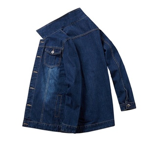 Wholesale OEM <b>Denim</b> Cotton Fabric <b>Jackets</b> Manufacturer Washing <b>Custom</b> Men's Jean <b>Denim</b> <b>Jacket</b> - Product Image 3