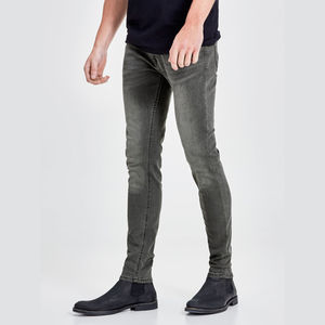 Pantalon en jean décontracté pour homme, style urbain, léger, imperméable, multi-poches, mode hiver, vente en gros - Product Image 4
