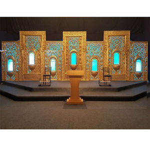 ฉากหลังงานแต่งงานแบบอินเดียพร้อมโครงจารอกา ดีไซน์ฉากหลังงานแต่งงาน ฉากหลังเวทีงานแต่งงานสุดอลังการ ตกแต่งงานอีเว้นท์ในรัฐนอร์ทแคโรไลนา - Product Image 1