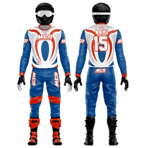 Combinaison de motocross MCG à manches longues, impression par sublimation, respirante, séchage rapide, polyester 220g, unisexe adulte, toutes saisons, moto - Product Image 1
