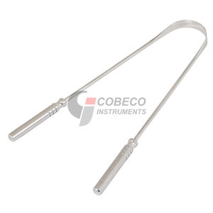 Mirror Finish <b>Tongue</b> <b>Scraper</b> Stainless Steel Easy Clean Surface Oral Health Gift Set <b>Metal</b> - Product Image 3