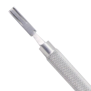 ด้ามมีดผ่าตัดแบบแมนนวลคุณภาพสูง รุ่น MN-09 ยี่ห้อ Dentric Implants ใบมีดคู่ ทำจากเหล็กกล้าไร้สนิม สำหรับงานผ่าตัดทางทันตกรรม ได้รับการรับรองมาตรฐาน CE - Product Image 4