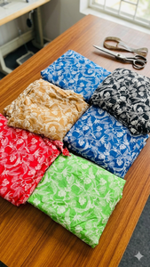 Tissu popeline imprimé, peigné, tissé, léger, respirant, absorbant l'humidité, biologique et écologique pour vêtements et robes - Product Image 3