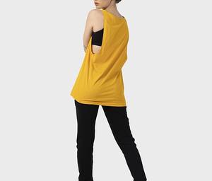 Camiseta sin mangas Rapid Sports al por mayor para hombre y mujer, ajuste ceñido, 100% algodón orgánico, transpirable, de secado rápido, estilo urbano, para uso diario. - Product Image 3