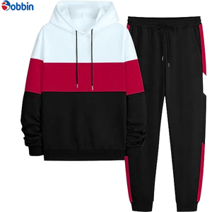 Trajes Deportivos Personalizados de Invierno con Logotipo, Traje Deportivo Unisex de Algodón y Felpa, Transpirable, Grueso, de Gran Tamaño para Hombre - Product Image 2