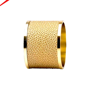 Twisted Silver Plated Napkin Ring for Tableware <b>Cloth</b> Holder Napkin Ring Wedding Holding - Product Image 4