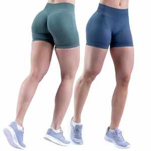 Women Pilates Shorts High Waist Scrunch Butt Biker Gym Yoga Fitness Running Seamless Breathable Custom Logo OEM Wholesale - Product Image 1