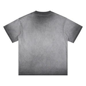 Camisetas de Hombre 100% Algodón, de Alta Calidad, Lavado Ácido, Estilo Urbano, al por Mayor, Vintage, Holgadas, con Logotipo Personalizado, Corte Clásico - Product Image 2