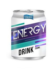 Bebida Energética de Marca Privada con Ginseng, Taurina, Vitaminas y Minerales, Sin Azúcar, Baja en Carbohidratos, para Mejorar el Rendimiento, en Lata de Aluminio de 250 ml, Natural - Product Image 4
