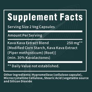 Viên nang Kava OEM/ODM 1000mg chiết xuất từ rễ Kava để thư giãn - Product Image 6