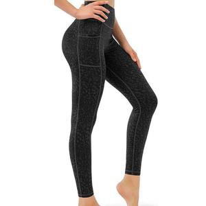 Women's High Waist Gym Workout Leggings Stretchy Squat-Proof <b>Tummy</b> <b>Control</b> Fitness Tights Solid Casual Sportswear for Running - Product Image 2